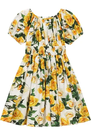 Dolce & Gabbana Vestido con rosas estampadas