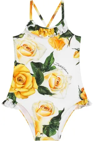 Dolce & Gabbana Traje de baño con rosas estampadas