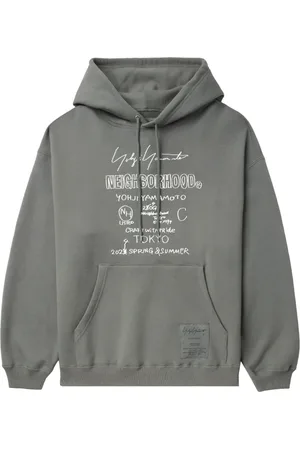 YOHJI YAMAMOTO Hoodie con logo estampado