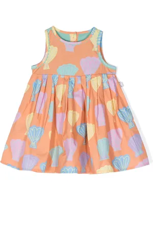 Stella McCartney Conjunto de vestido con conchas estampadas
