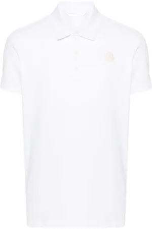 Moncler Playera tipo polo con parche del logo