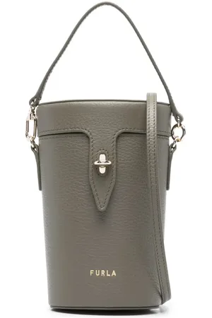 Furla Bolsa bucket con logo en relieve