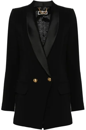 Elisabetta Franchi Blazer con cuello esmoquin