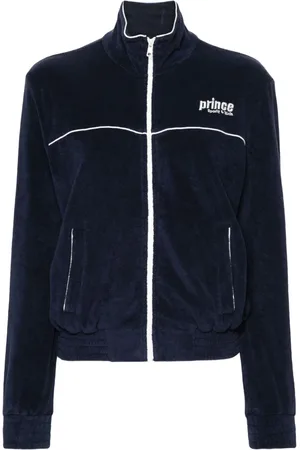 Sporty & Rich Sudadera con logo bordado y cierre