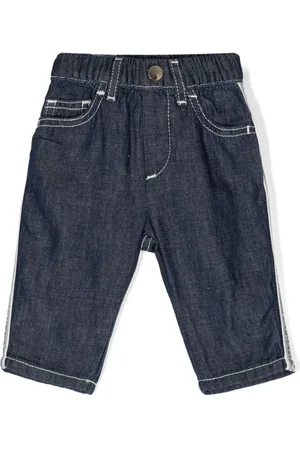 Emporio Armani Jeans rectos con banda de logo