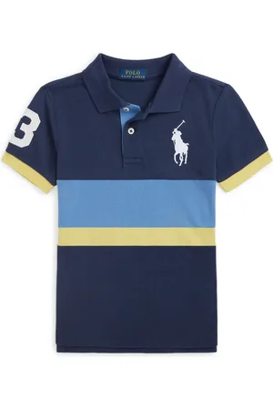 Ralph Lauren Playera tipo polo con logo bordado