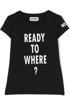 Moschino Playera con eslogan estampado