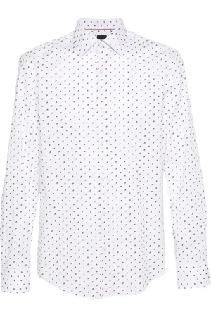 HUGO BOSS Camisa con estampado geométrico