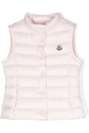 Moncler Chaleco capitonado con parche del logo