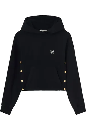 Palm Angels Hoodie con monograma bordado