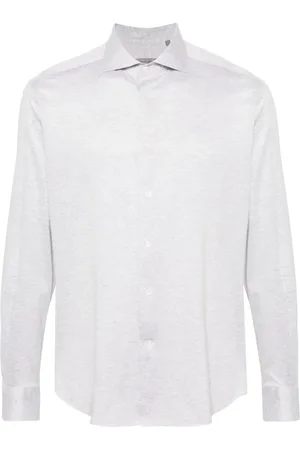 corneliani Camisa de piqué manga larga