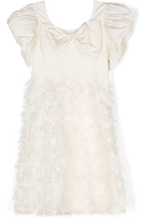 MISS BLUMARINE Vestido acampanado con moño