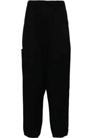 YOHJI YAMAMOTO Pantalones tapered con tiro alto