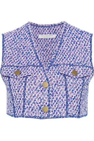 Serafini Chaleco de bouclé corto