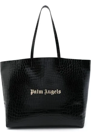 Palm Angels Tote con efecto de piel de cocodrilo