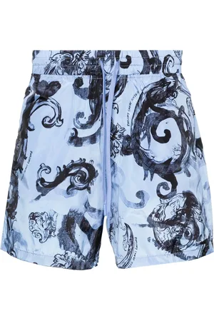 VERSACE Bermudas náuticas con estampado Watercolour Couture