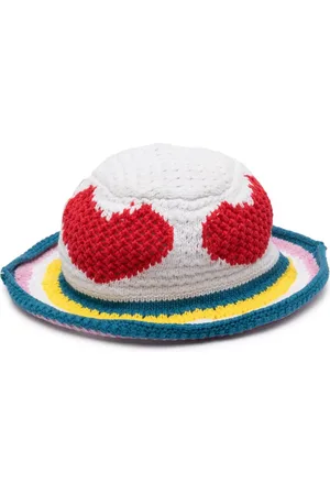 Stella McCartney Sombrero tejido en intarsia