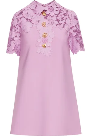 Oscar de la Renta Vestido corto Mixed Botanical
