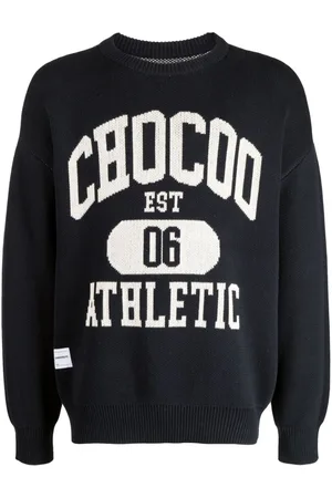Chocoolate Suéter con logo en intarsia