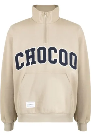 Chocoolate Sudadera con parche del logo y cierre