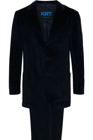 Kiton Traje de pana con botones