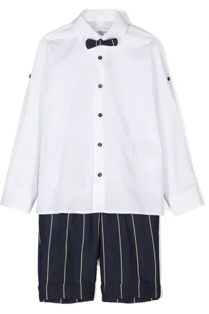 COLORICHIARI Set de pantalones con estampado de rayas diplomáticas