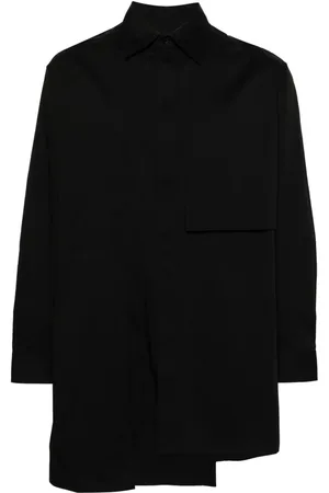Y-3 Camisa de popelina a capas
