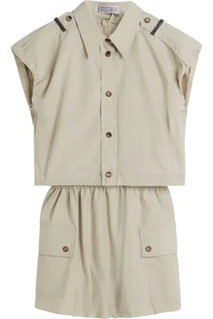 Brunello Cucinelli Vestido a capas