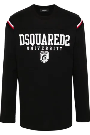 Dsquared2 Playera estilo universitario con logo estampado