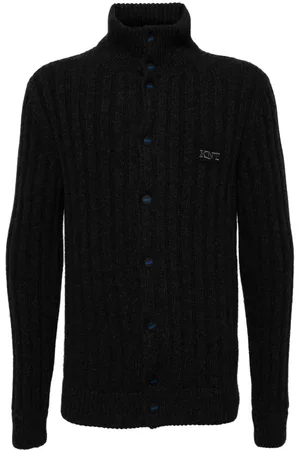 Kiton Cárdigan con logo bordado