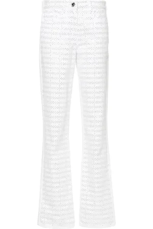 GENNY Jeans rectos con detalles de strass