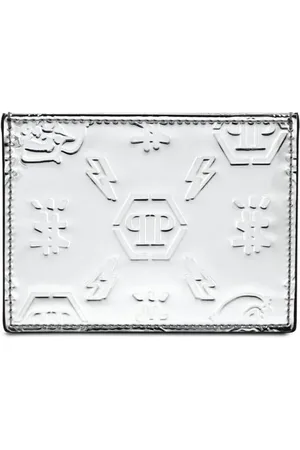 Philipp Plein Tarjetero con monograma en relieve