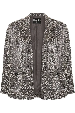 CHANEL Chamarra con diseño abierto 1999