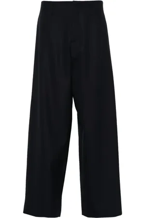 Serafini Pantalones palazzo con tiro bajo