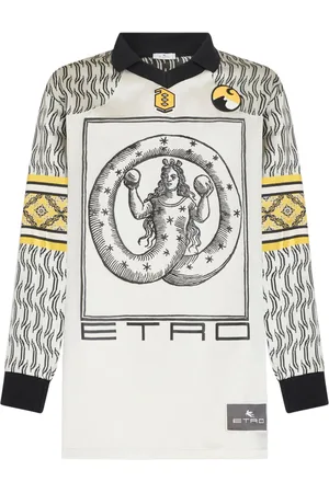Etro Playera tipo polo Allegory