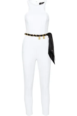 Elisabetta Franchi Jumpsuit corto con cinturón