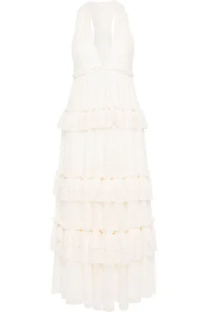 Serafini Vestido midi de encaje