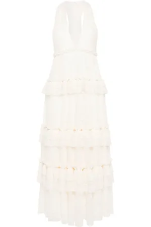 Serafini Vestido midi de encaje