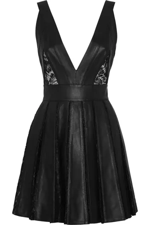 Philipp Plein Vestido corto con panel transparente