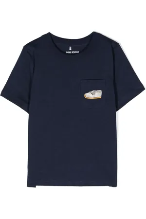 Mini Rodini Playera con logo bordado