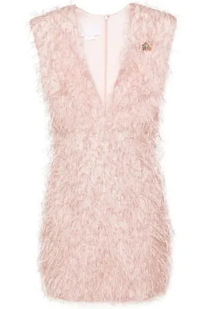 GENNY Vestido corto con detalle de broche