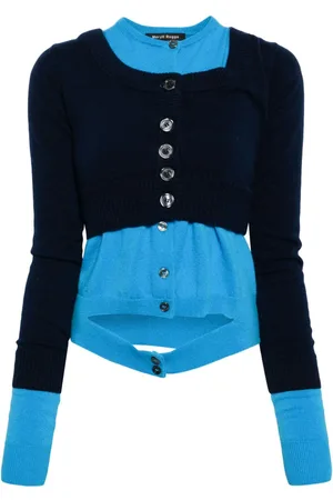 MERYLL ROGGE Layered cashmere cardigan