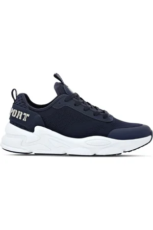 Philipp Plein Tenis de malla con letras del logo