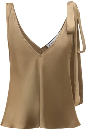 J.W.Anderson Top de seda sin mangas