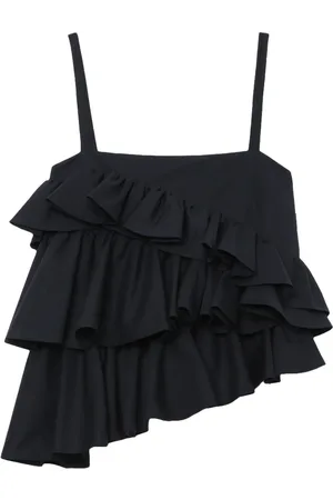 Msgm Top con volantes