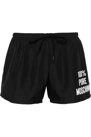 Moschino Shorts de playa con logo estampado