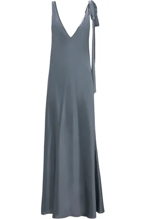 J.W.Anderson Vestido largo con moño en la cintura