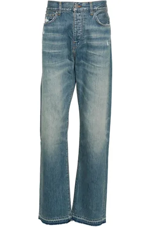 AMIRI Jeans rectos con efecto envejecido