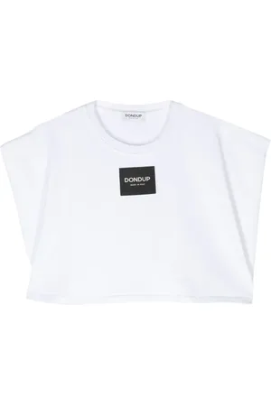Dondup Top corto con parche del logo