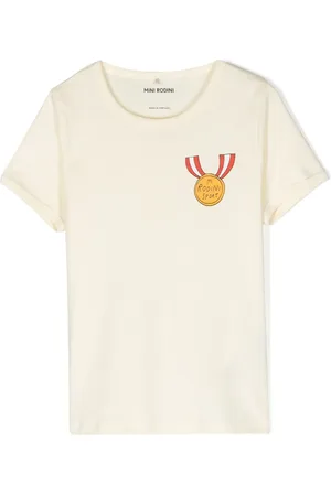 Mini Rodini Playera con estampado de medallas